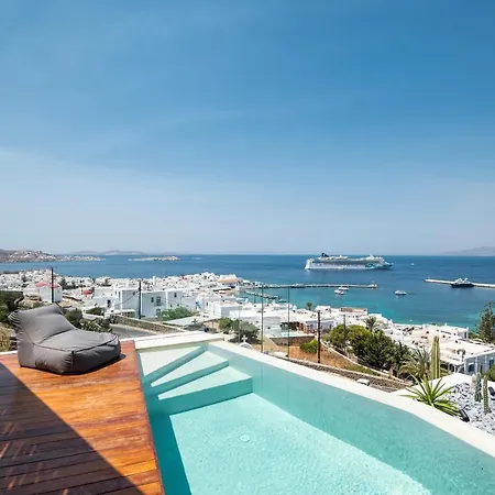 Villa Nima - 2 Bedroom With Private Pool & Sea View, Mykonos Town *